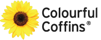 Colourful Coffins Logo by Carl Hogg Funerals Golborne